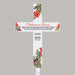 Personalized Christmas in Heaven Solar Cross