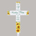 Personalized sister memorial garden stake cross