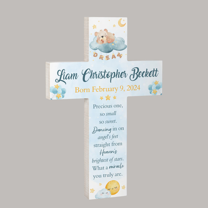 Boy Nursery Cross Wall Decor