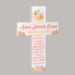 Personalized girl nursery cross wall sign