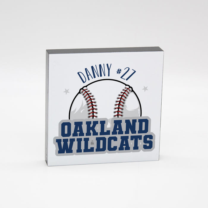 Personalized Baseball Player Plaque