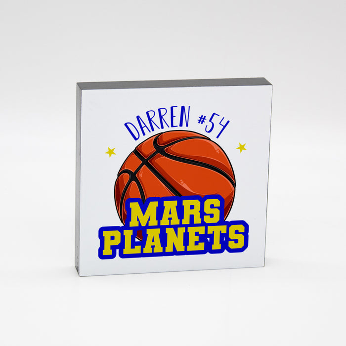 Personalized Basketball Player Plaque