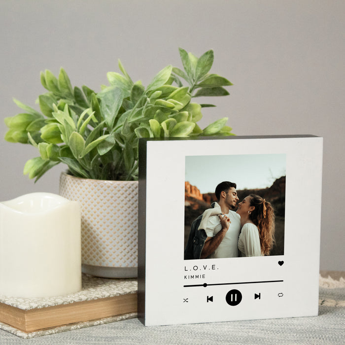 Personalized Song Plaque for Couples
