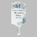 Personalized memorial garden stake