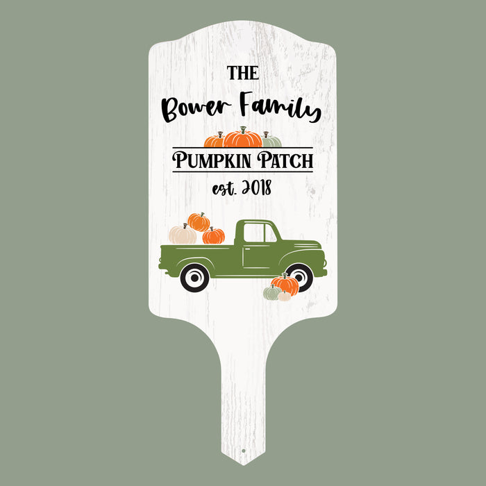 Personalized Pumpkin Patch Garden Stake