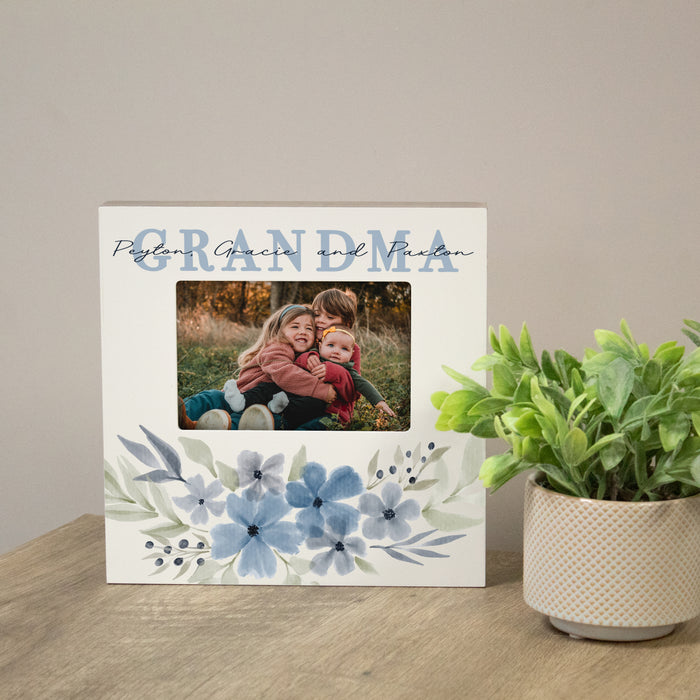Personalized Grandma & Grandkids Picture Frame