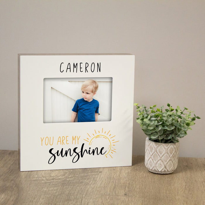Personalized You Are My Sunshine Picture Frame