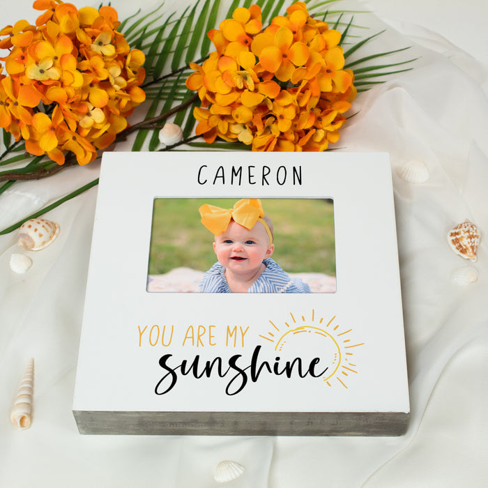 Personalized You Are My Sunshine Picture Frame
