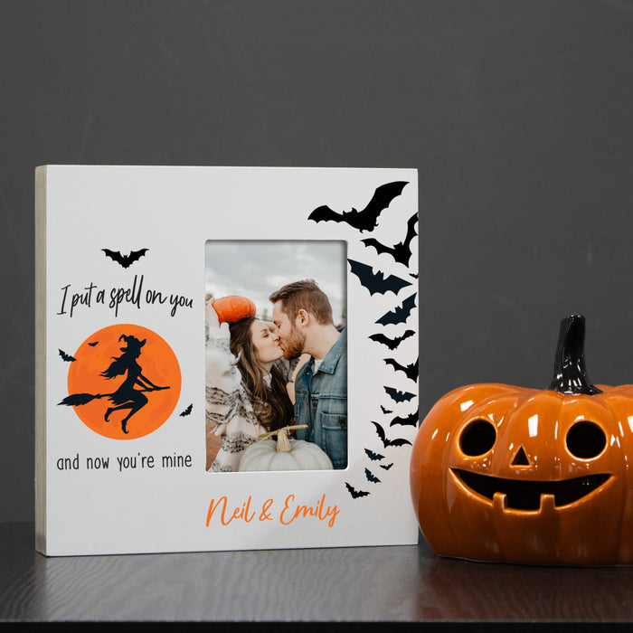 Personalized "Spell on You" Halloween Picture Frame