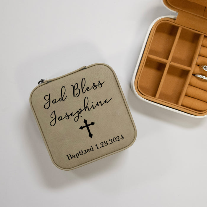 Personalized Baptism Jewelry Box