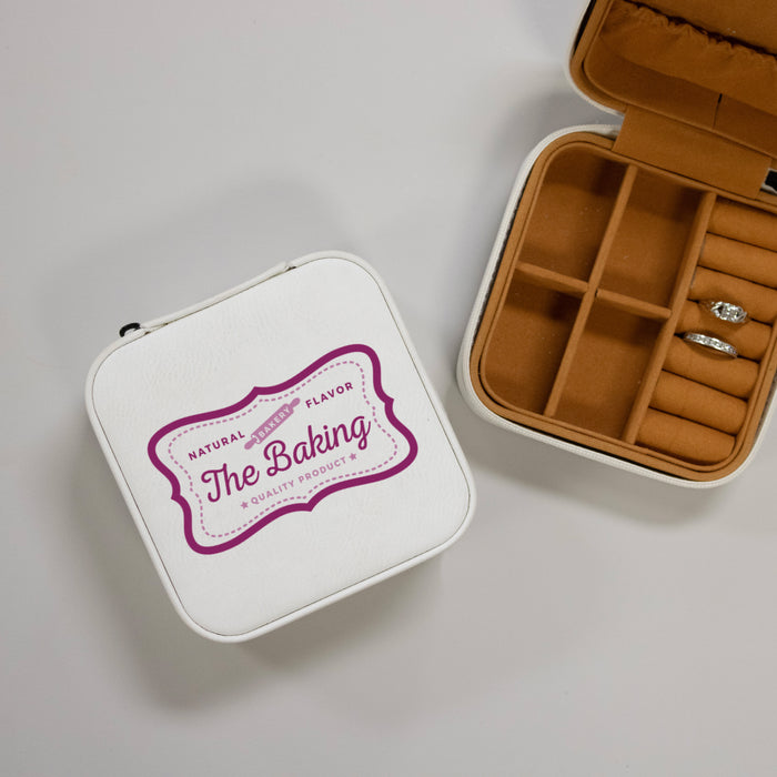 Personalized Company Logo Travel Jewelry Box