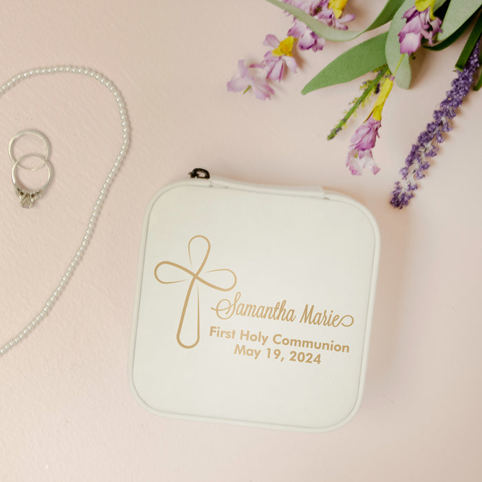 Personalized First Communion Jewelry Box