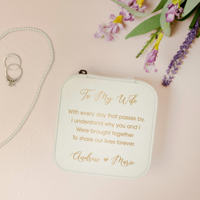 Personalized "To My Wife" Jewelry Box Gift