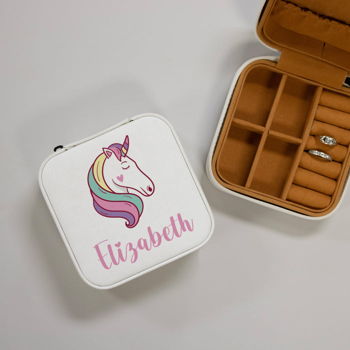 Personalized Unicorn Jewelry Box for Girls