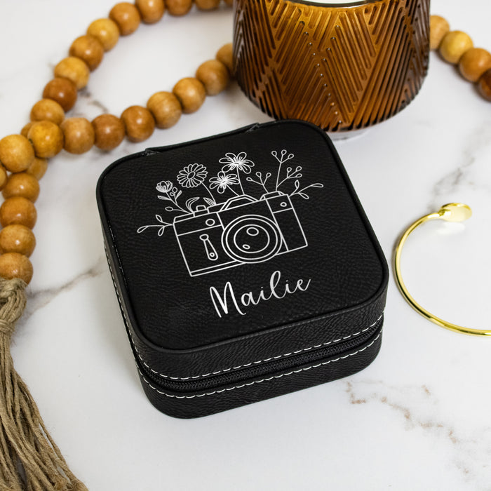 Personalized Camera Photographer Jewelry Box Gift