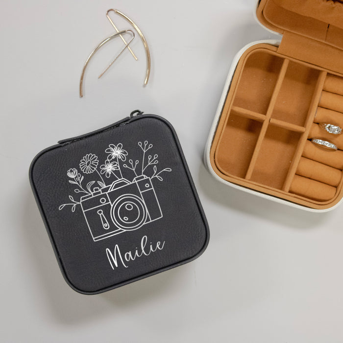 Personalized Camera Photographer Jewelry Box Gift