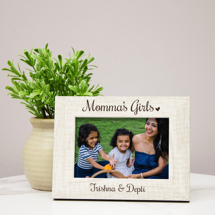 Personalized Momma's Girls Picture Frame