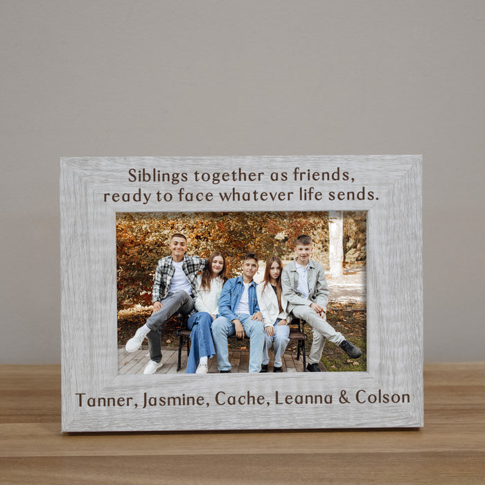 Personalized Siblings Picture Frame