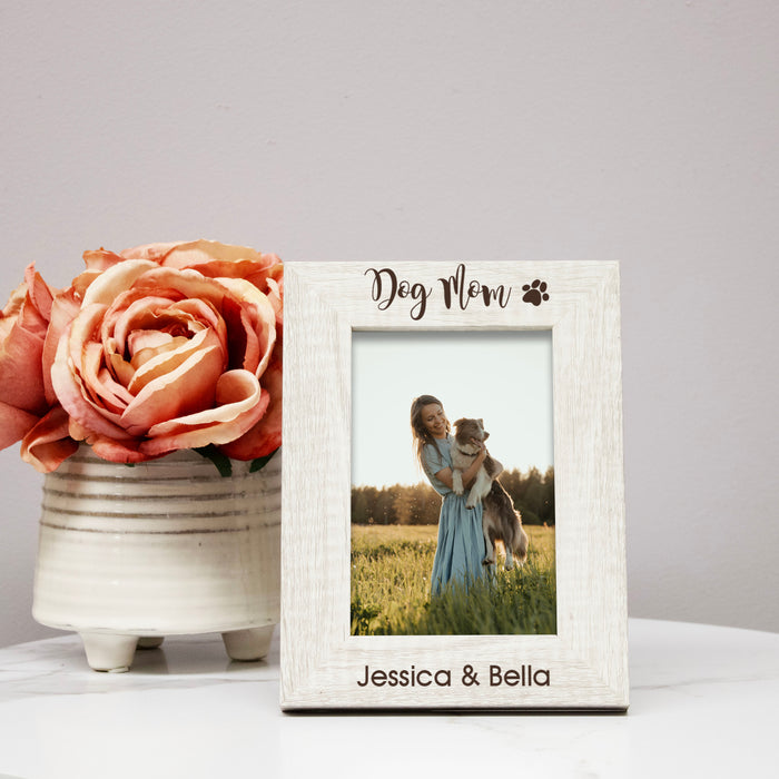 Personalized Dog Mom Picture Frame