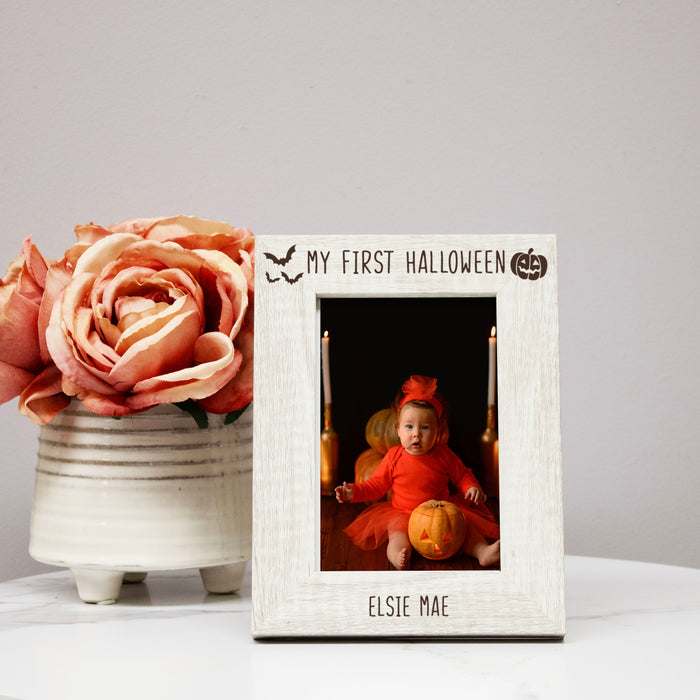 Personalized "My First Halloween" Picture Frame