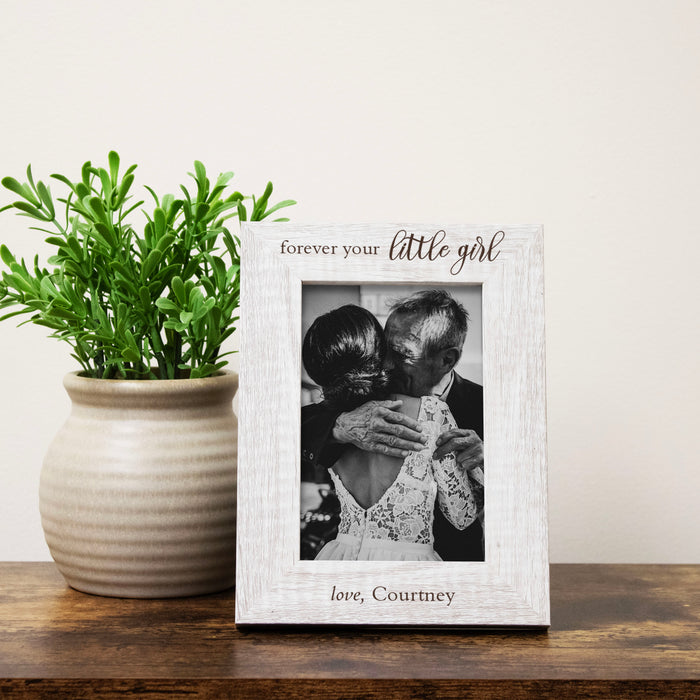 Personalized "Forever Your Little Girl" Picture Frame