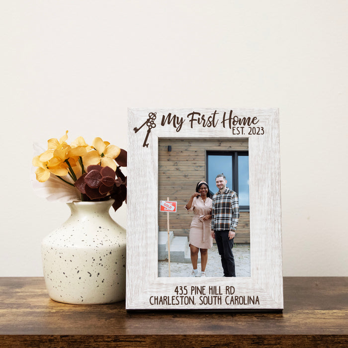 Personalized "My First Home" Picture Frame