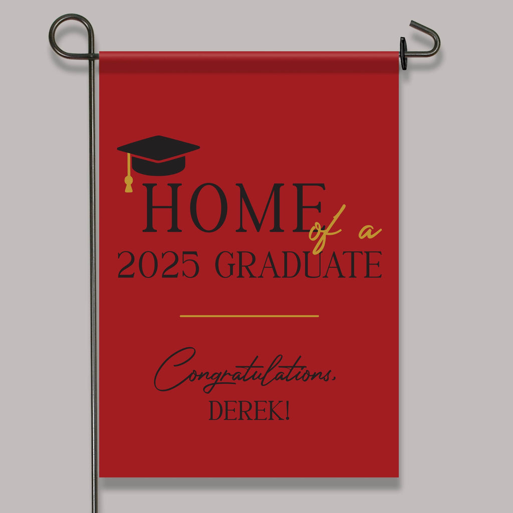 Personalized Graduation Party Welcome Flag