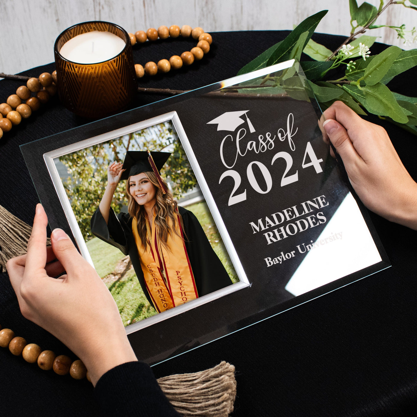 Personalized Graduation Glass Picture Frame — 28 Collective