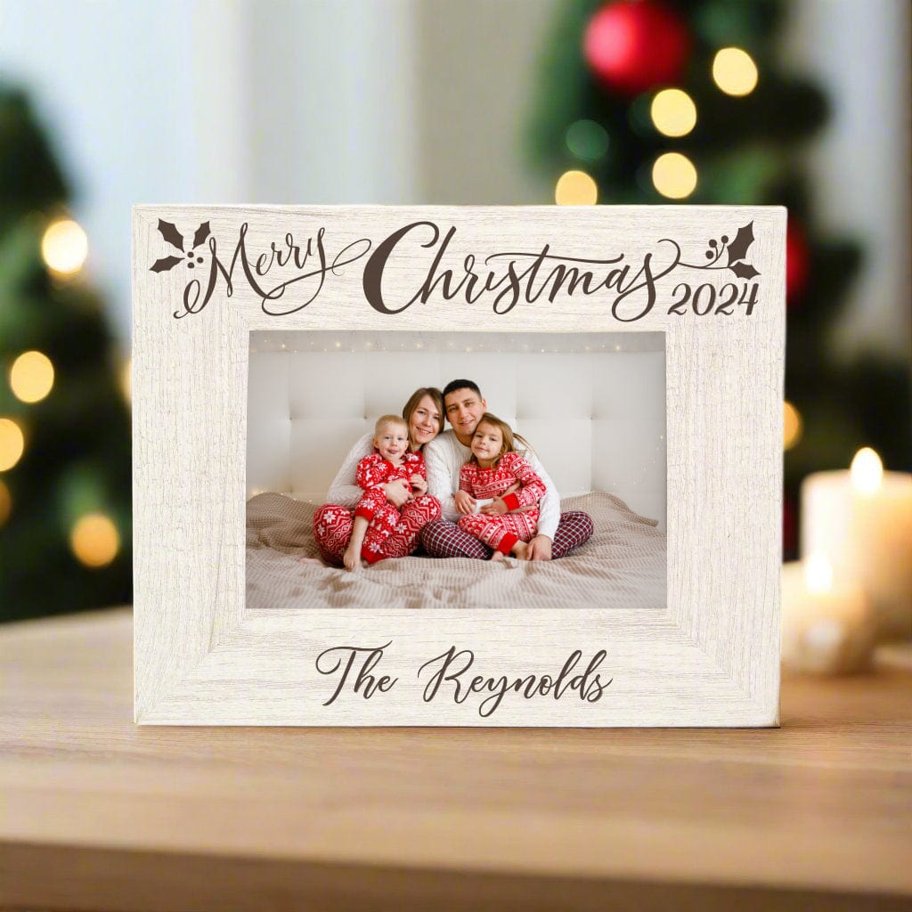 Personalized Merry Christmas Picture Frame — 28 Collective, image size:1024x1024