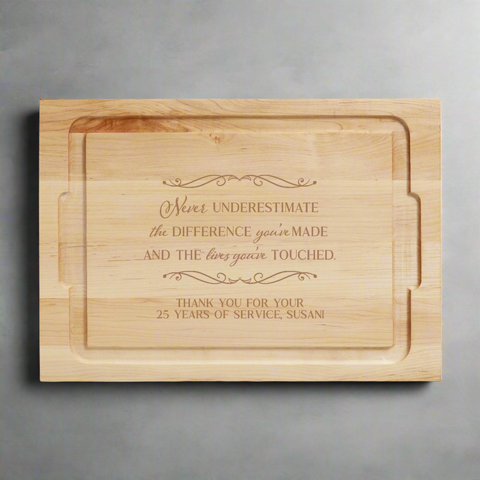 Personalized Retirement Cutting Board