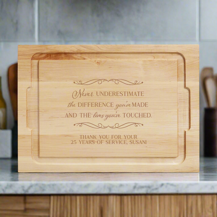 Personalized Retirement Cutting Board