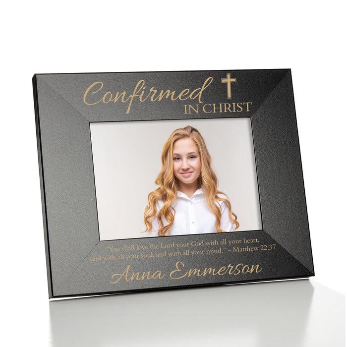 Personalized Confirmation Bible Verse Picture Frame