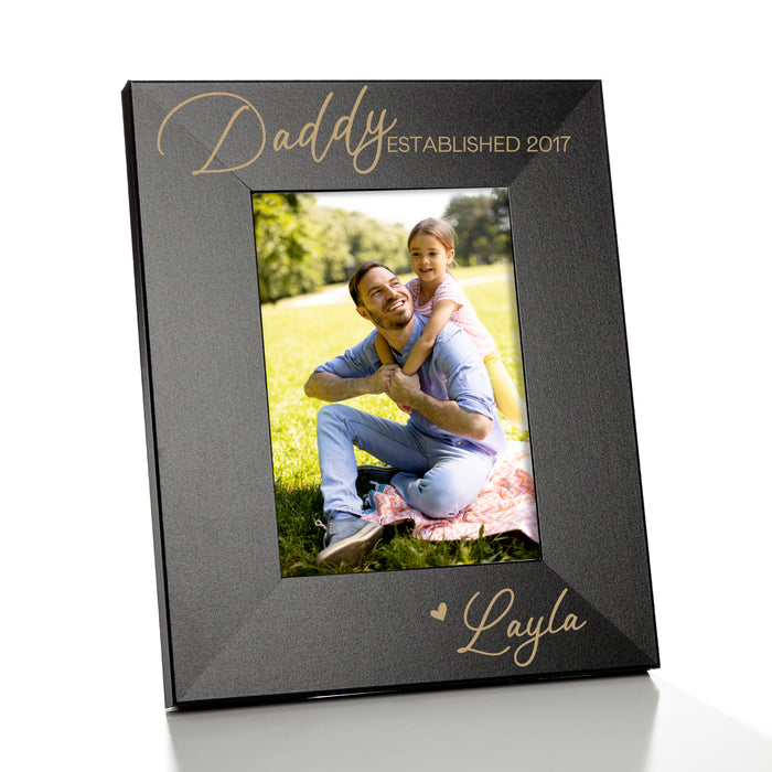 Personalized Daddy Est Picture Frame