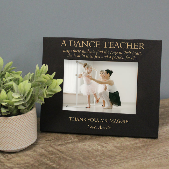 Personalized Dance Teacher Picture Frame