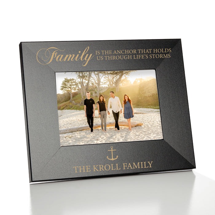 Personalized "Family Is The Anchor" Picture Frame