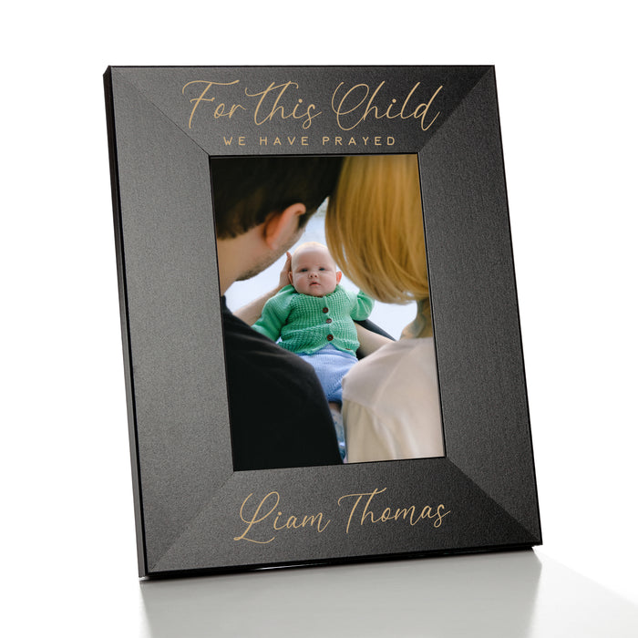 Personalized "For This Child We Have Prayed" Picture Frame