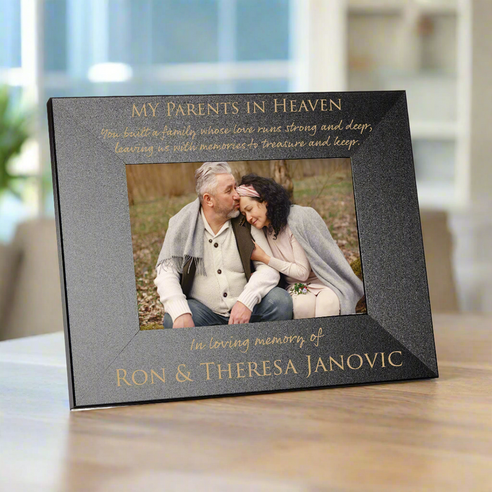 Personalized "Parents in Heaven" Memorial Picture Frame