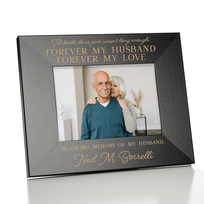 Personalized "Forever My Husband" Memorial Picture Frame