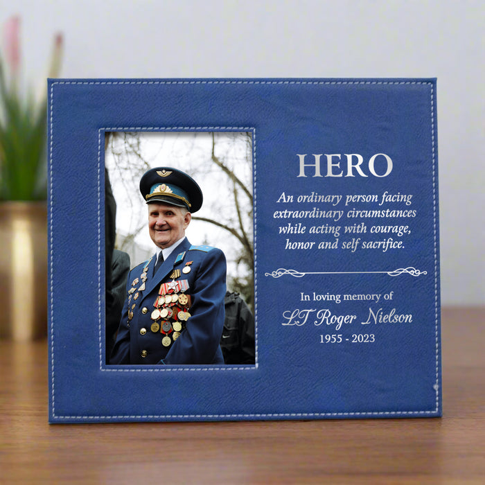 Personalized Hero Memorial Picture Frame