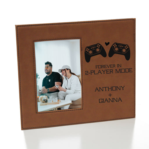 carmel brown couples picture frame for gamers
