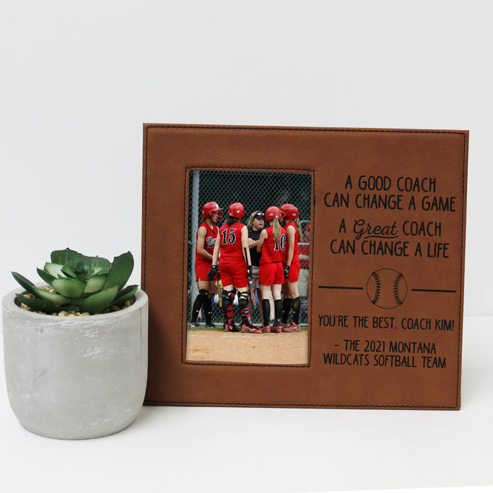 Personalized Thank You Coach Picture Frame
