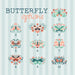 ten butterfly options for the Mommy's Love Bugs garden flag