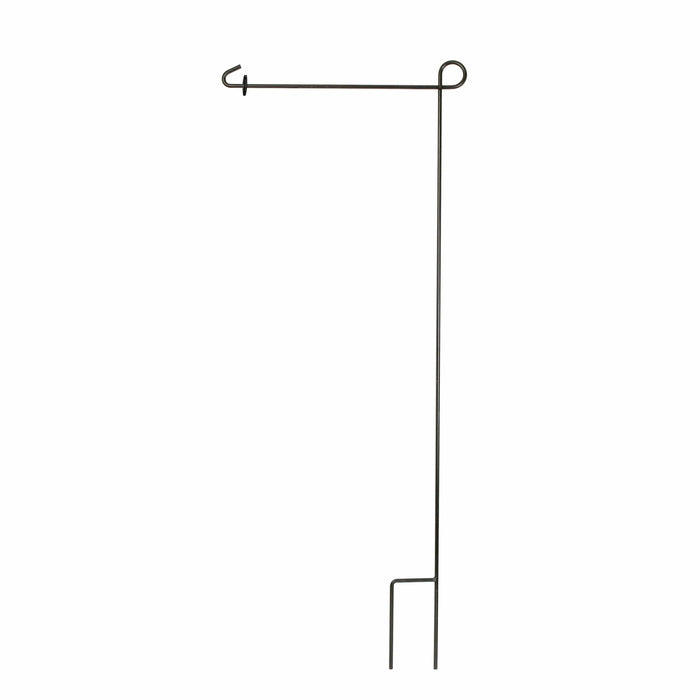 garden flag stake on a white background