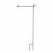 garden flag stake on a white background