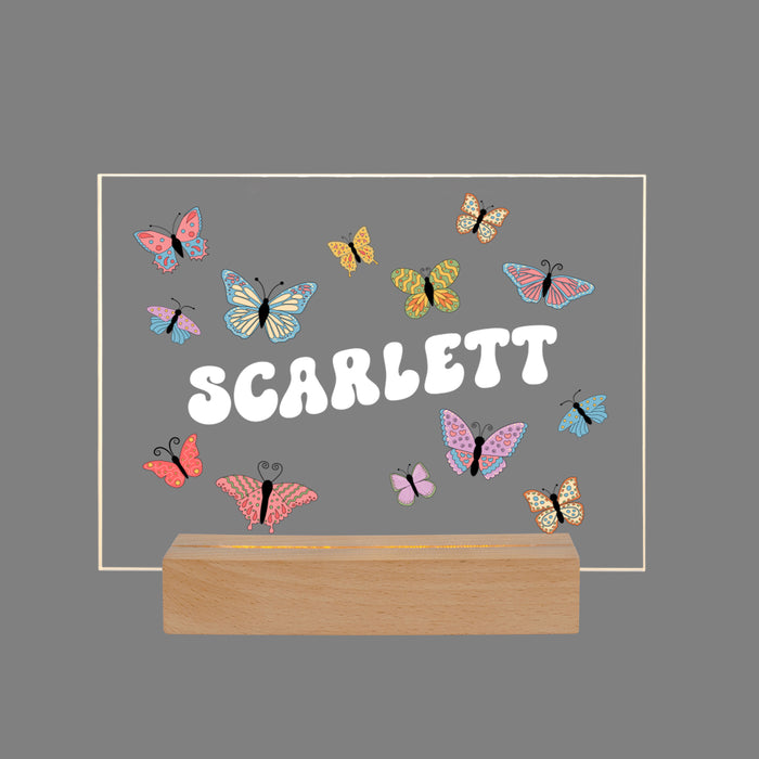 Personalized Colorful Butterfly LED Light