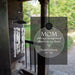Mom always on my mind forever in my heart sympathy gift solar windchime hanging from porch