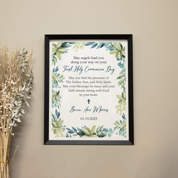 Personalized First Holy Communion Wall Sign