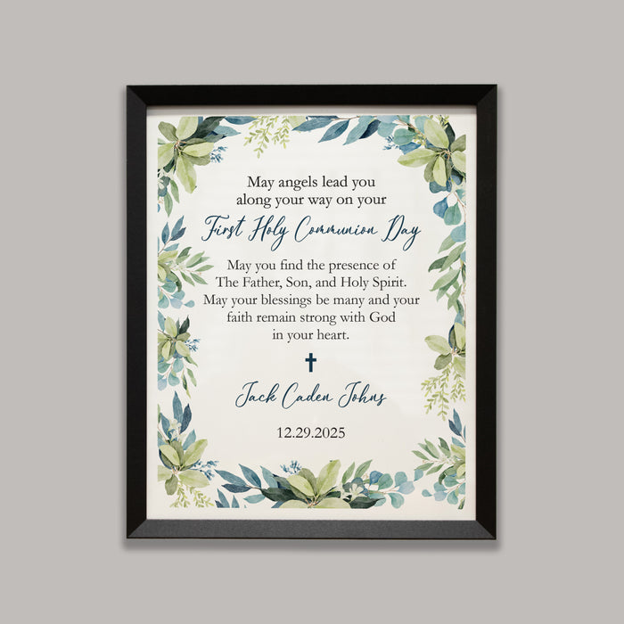 Personalized First Holy Communion Wall Sign