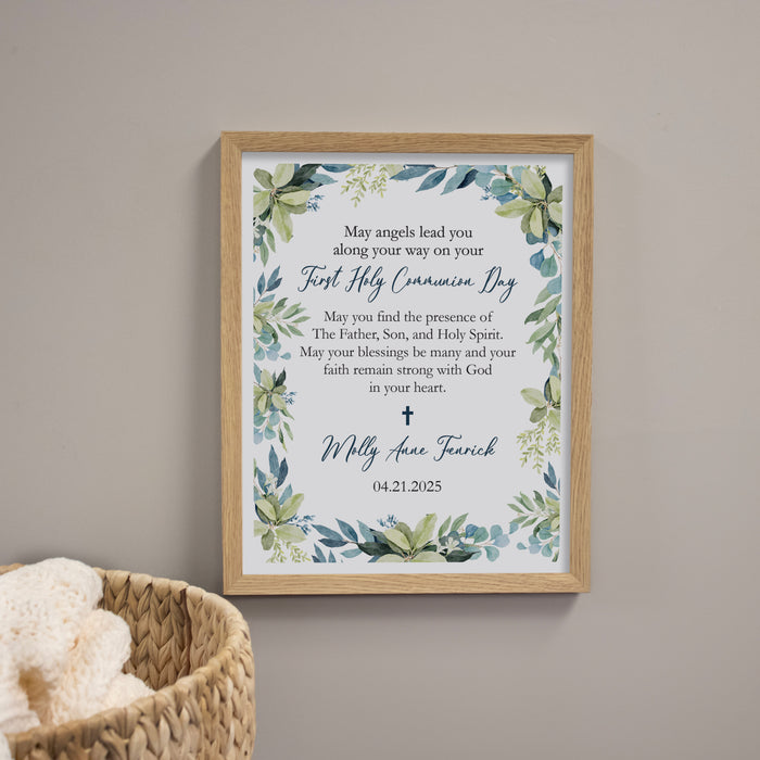 Personalized First Holy Communion Wall Sign