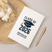 Graduation-themed notebook with 'Class of 2026' design on a neutral background